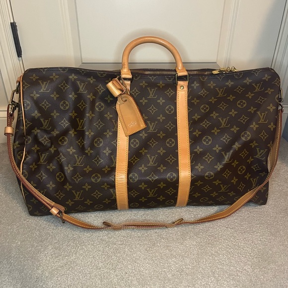 🤍🩵LV 55 KEEPALL 🤍🩵 CLEAN - Picture 3 of 11